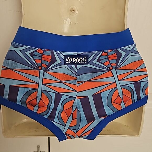 VB Rags Women's Volleyball Shorts Medium Blue - Picture 4 of 16